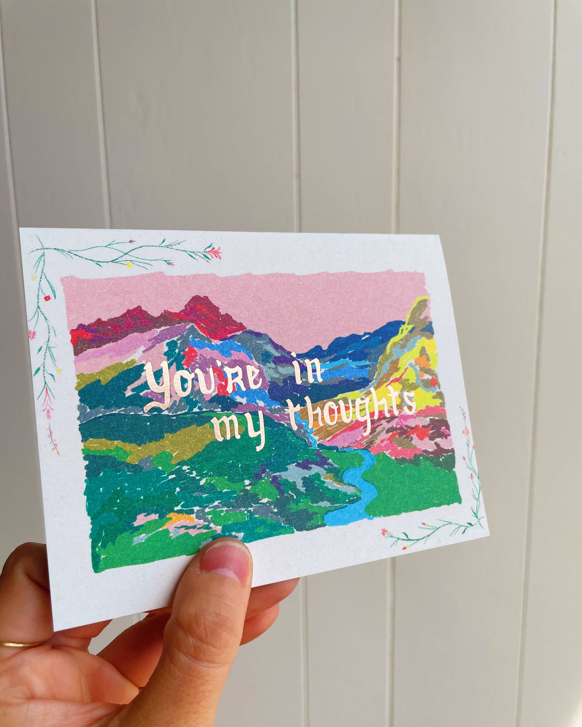 You're In My Thoughts Card