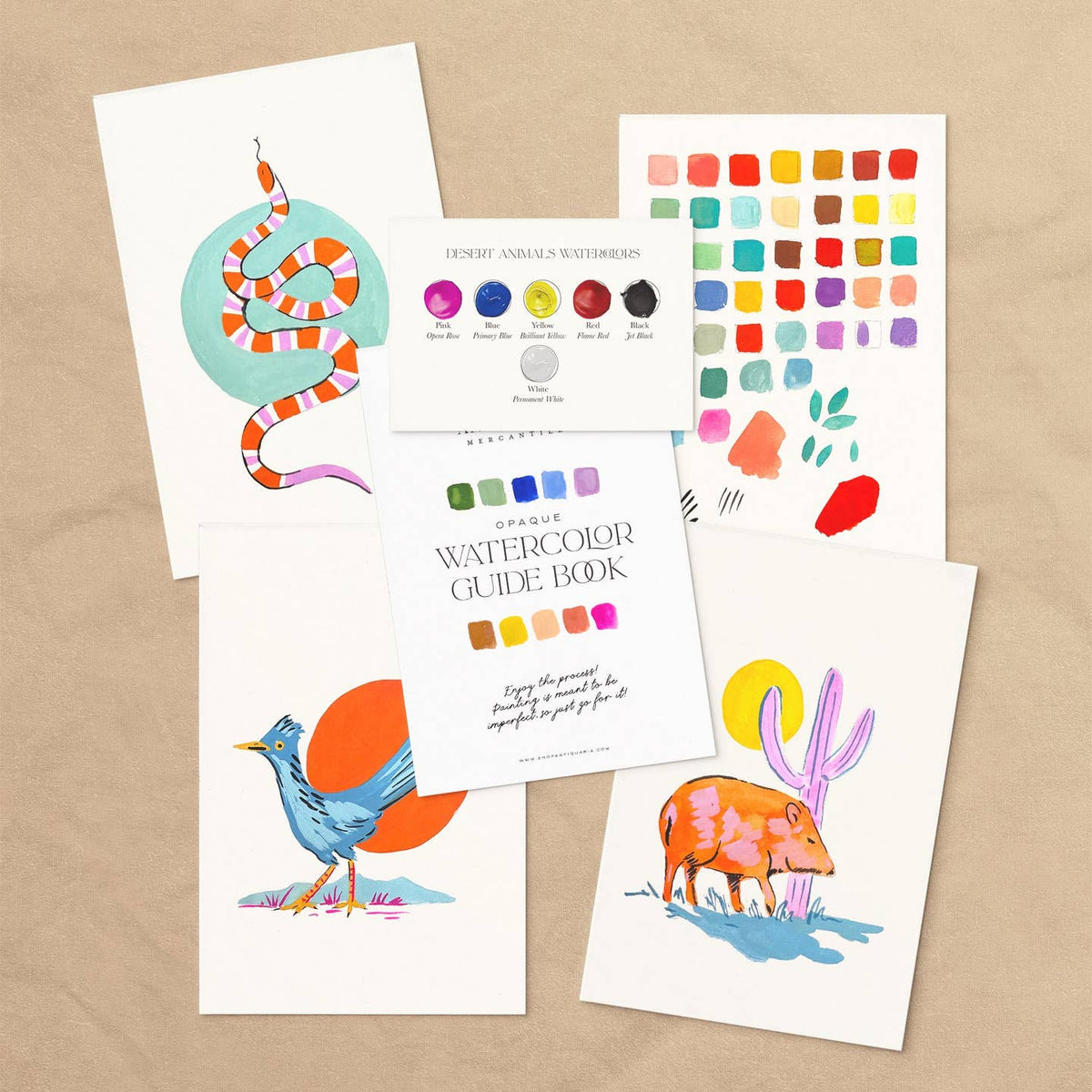 Watercolor Kit - Southwest Animals