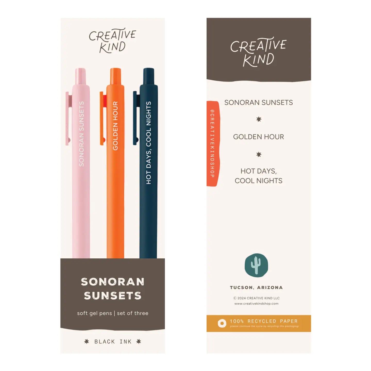 Sonoran Sunset Gel Pen Trio