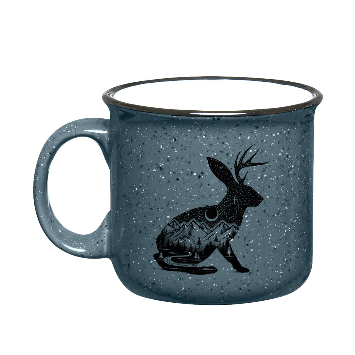 Jackalope Ceramic Campfire Mug
