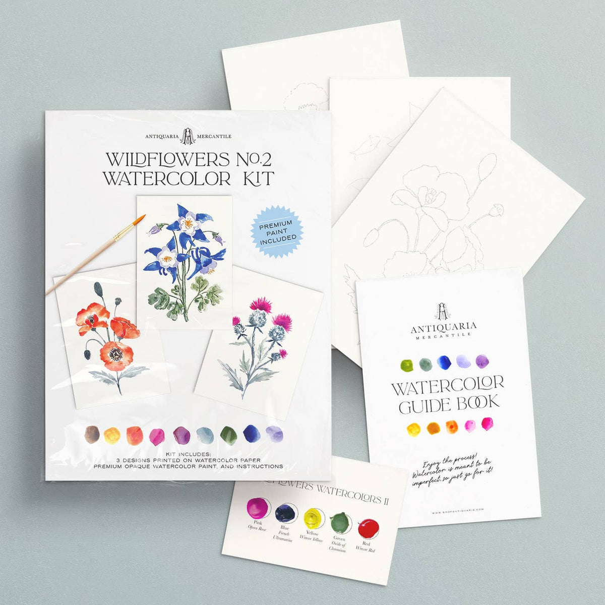 Watercolor Kit - Wildflowers No. 2