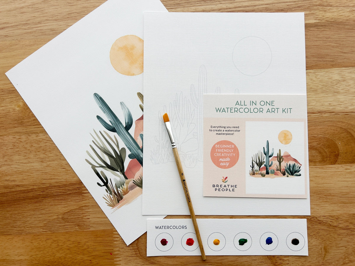 Desert Landscape All-In-One Watercolor