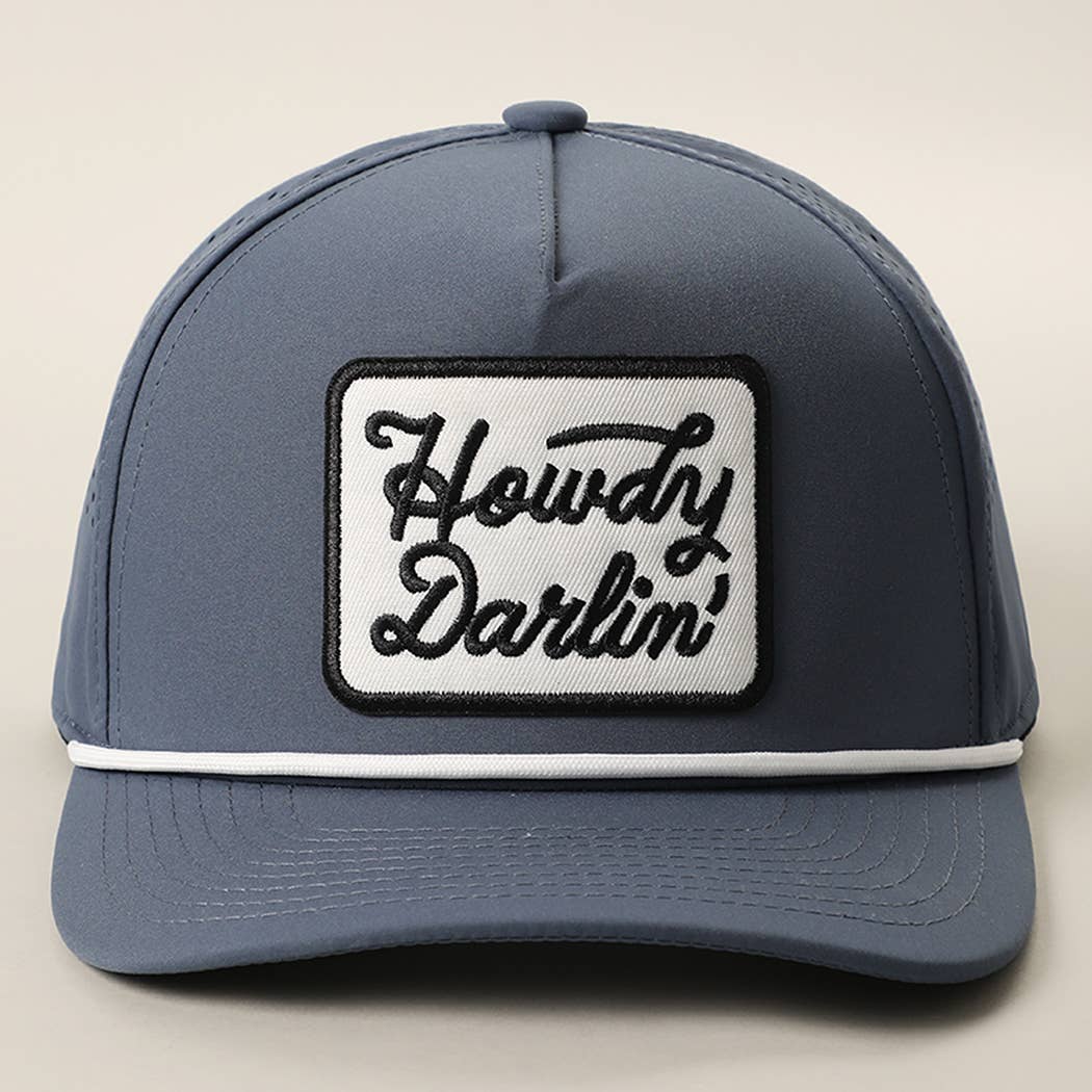 Howdy Darlin' Embroidered Patch Hat