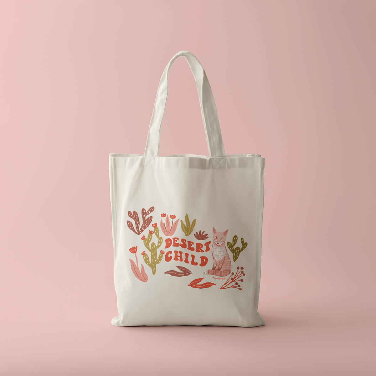 Wild Desert Child Tote Bag