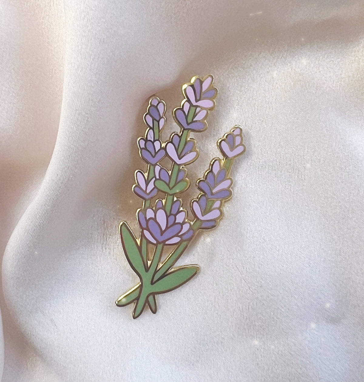 Lavender Enamel Pin