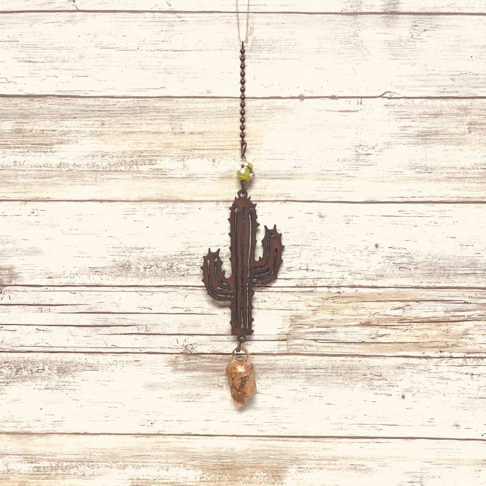 Southwest Saguaro Cactus Bell - Desert Garden Chime