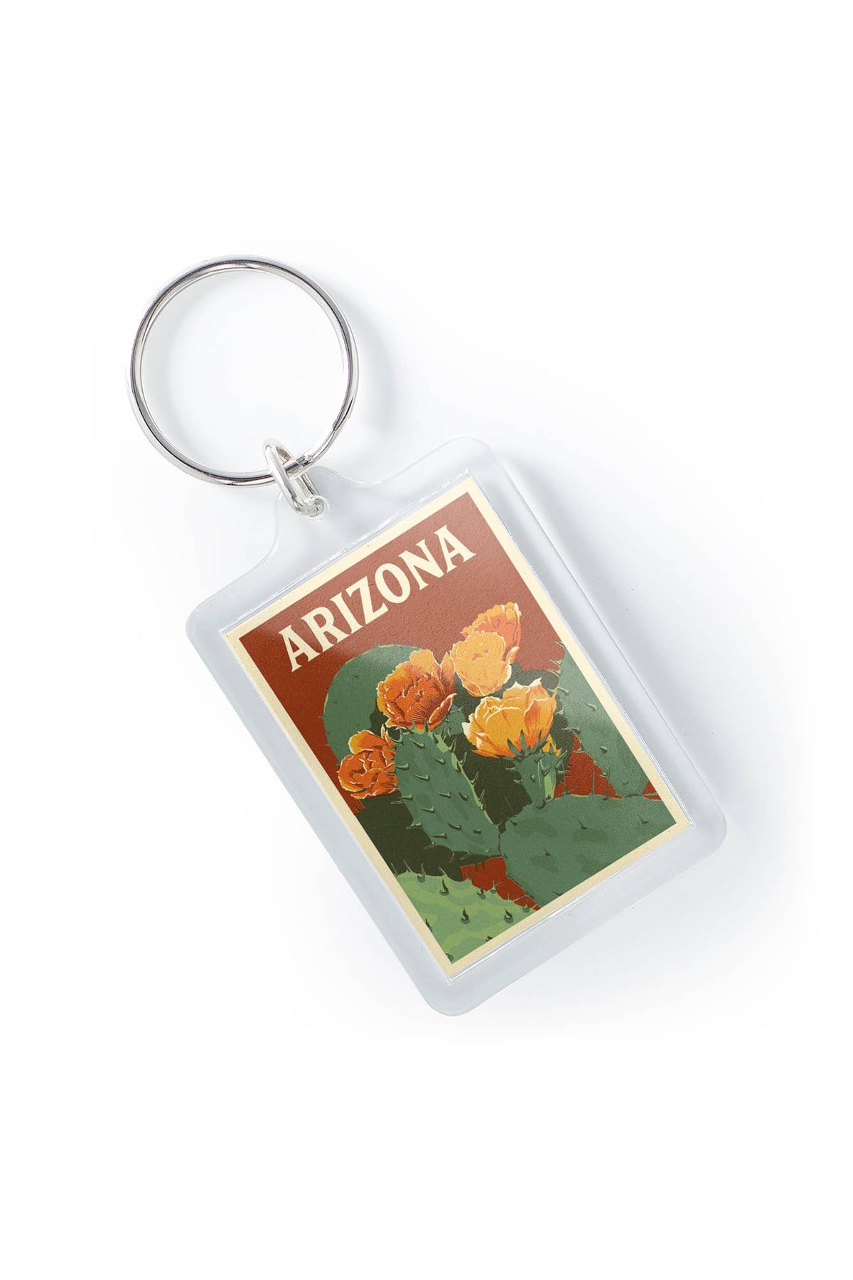 Arizona Prickly Pear Bloom Keychain