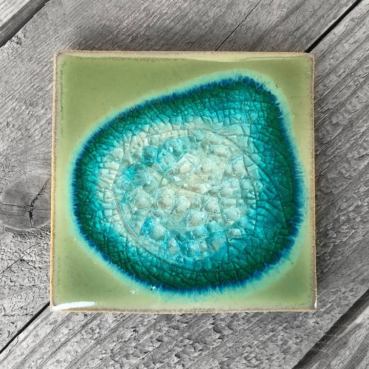 Stoneware & Glass Coaster