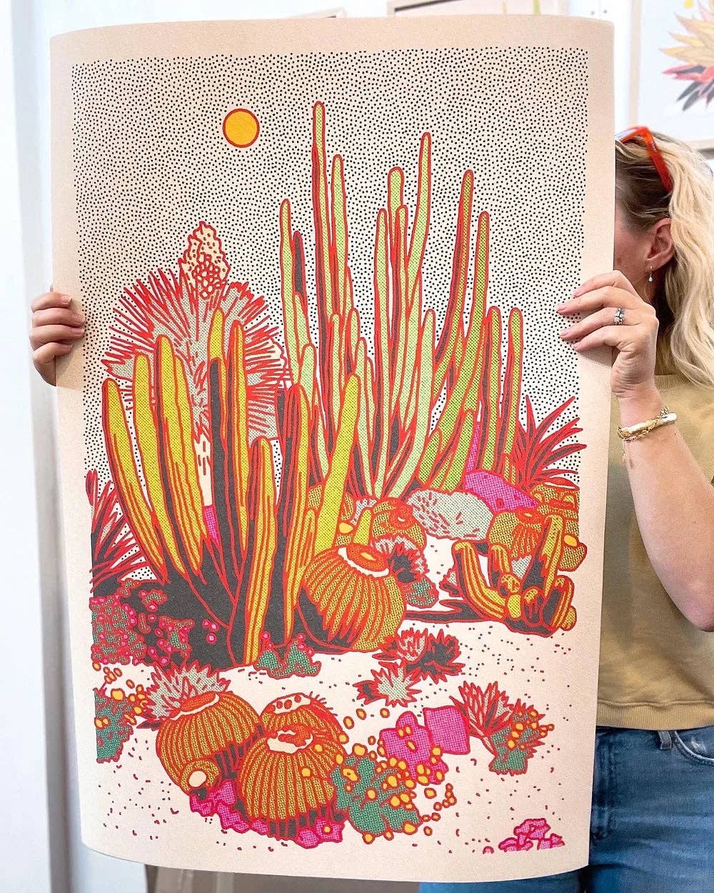 Cactus Planet Art Print
