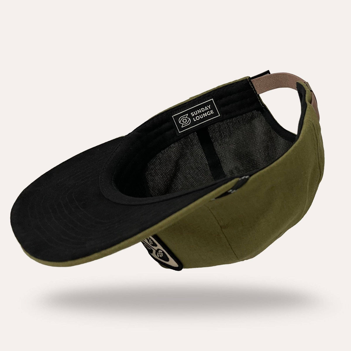 Groovy Mushroom Hat - Olive Hemp