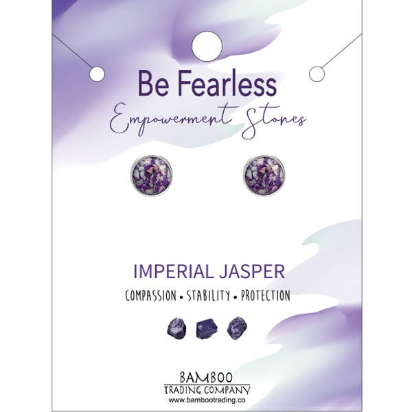 Be Fearless Jasper Earrings