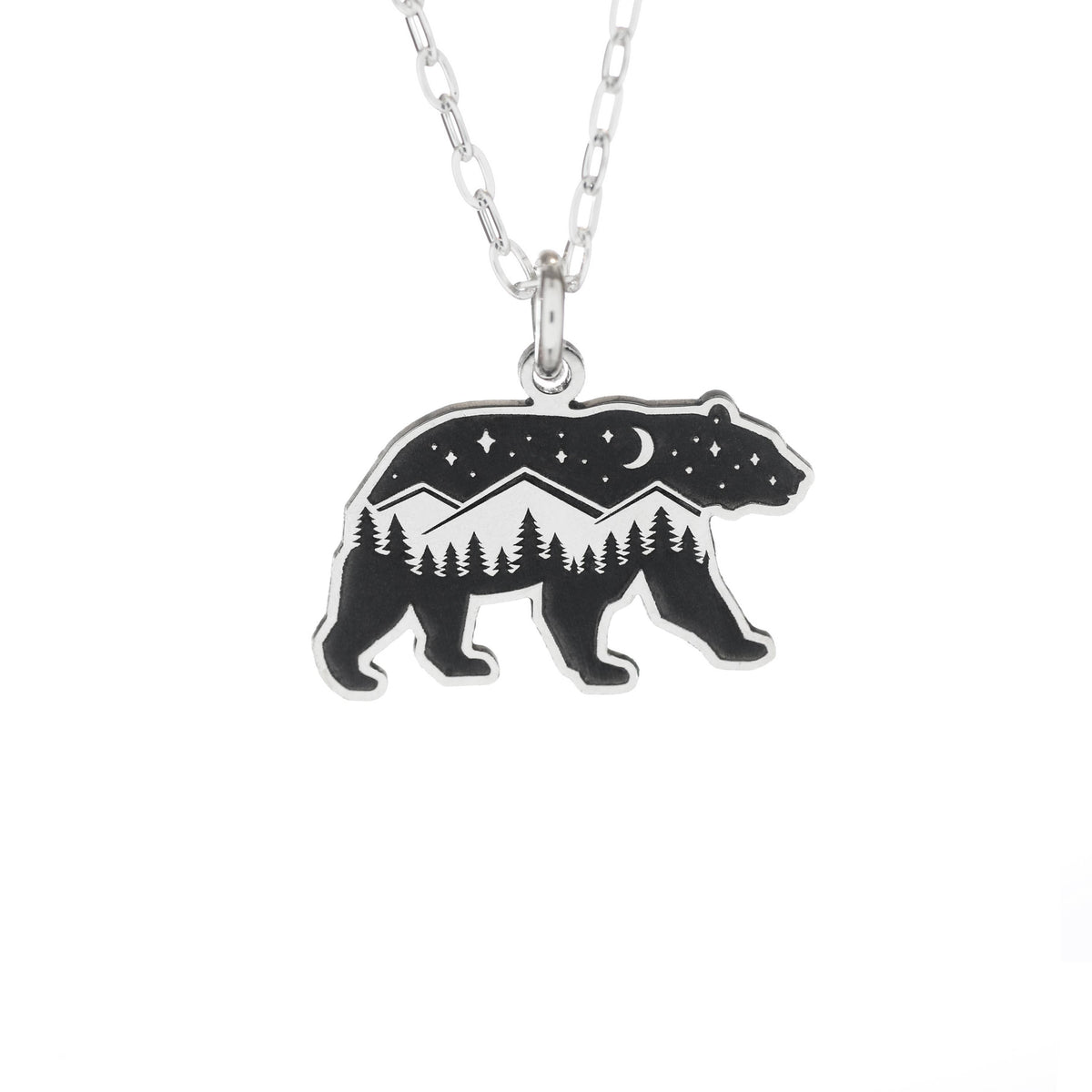 Off the Beaten Path Bear Necklace