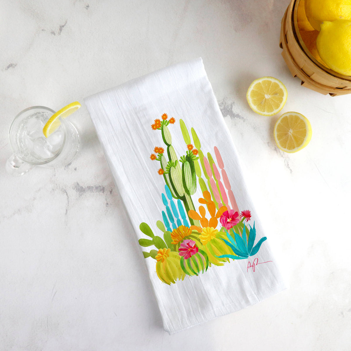 Desert Whimsy Tea Towel
