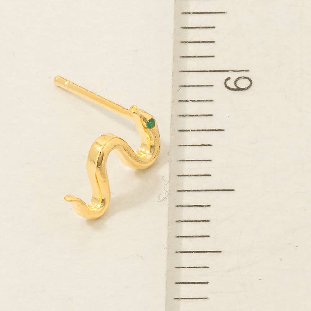 Mini Snake Stud Earrings