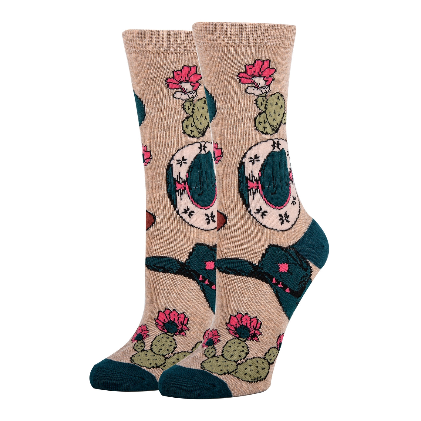 Sombrero Women's Premium Cotton Crew Socks