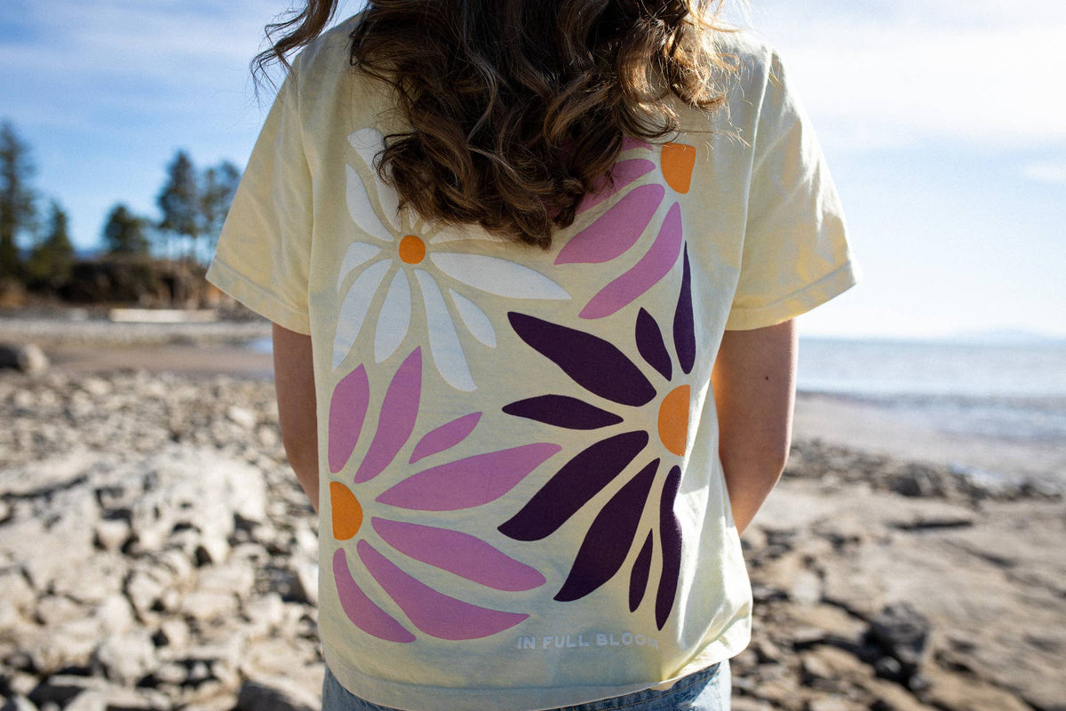 In Full Bloom Ladies Tee - Buttermilk
