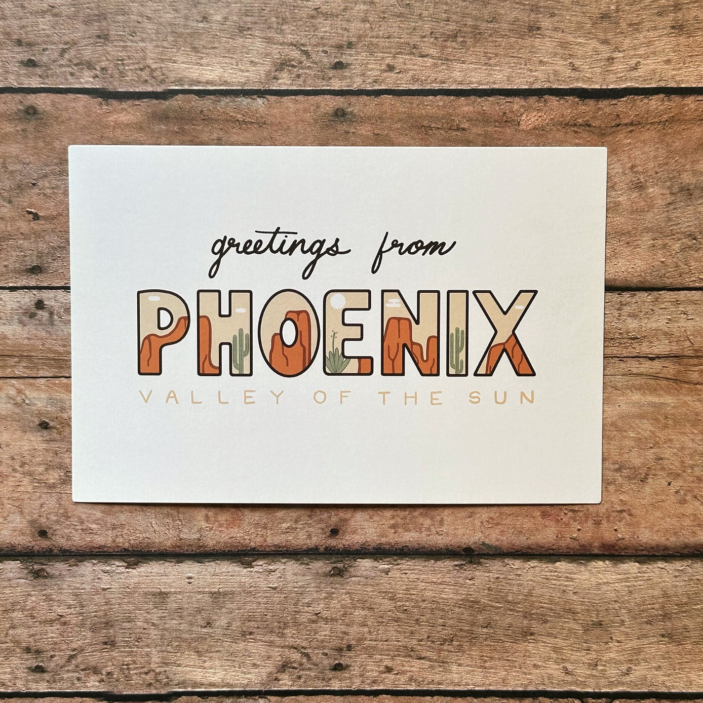 Greetings from Phoenix Postcard