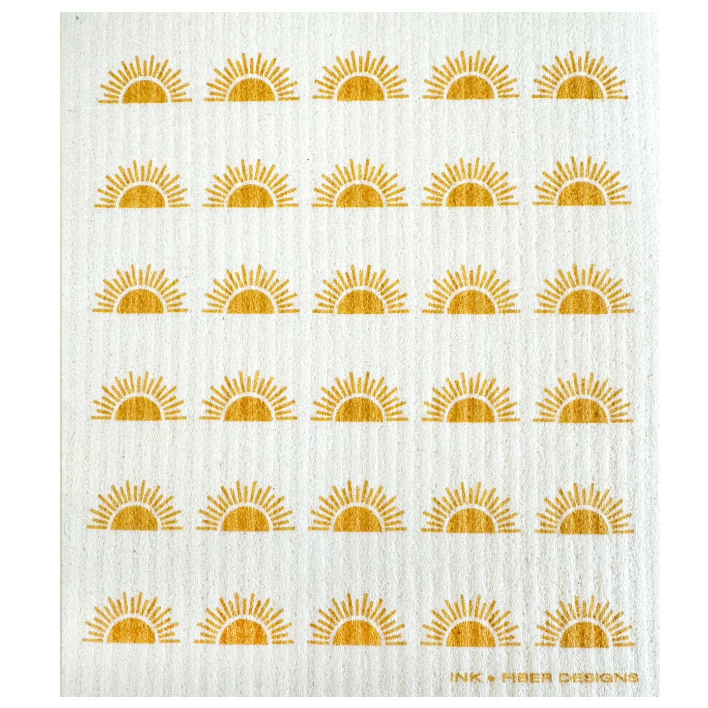 Sun Filled Swedish Dishcloth