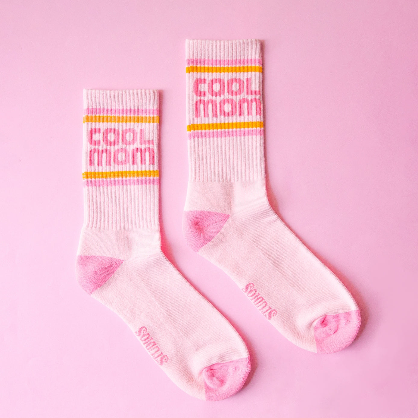 Cool Mom Organic Cotton Ribbed Crew Socks