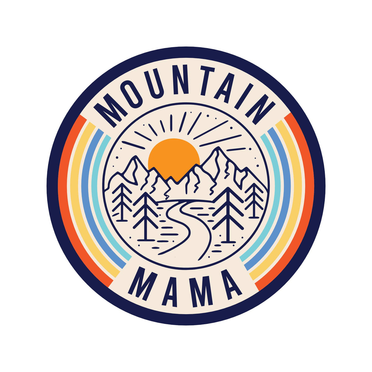 Mountain Mama Sticker