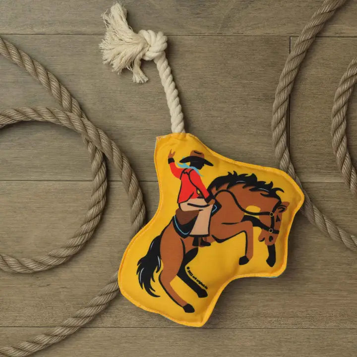 Rodeo Cowboy Rope Dog Toy