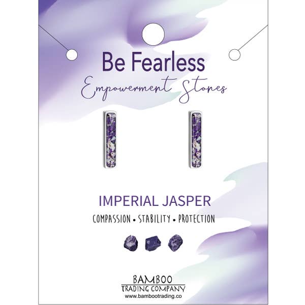 Be Fearless Jasper Earrings