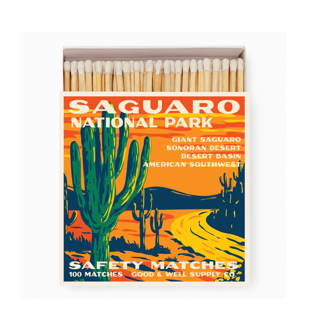 Vintage National Park - Saguaro Safety Matches