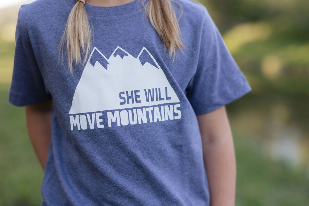 She Will Move Mountains Toddler Tee