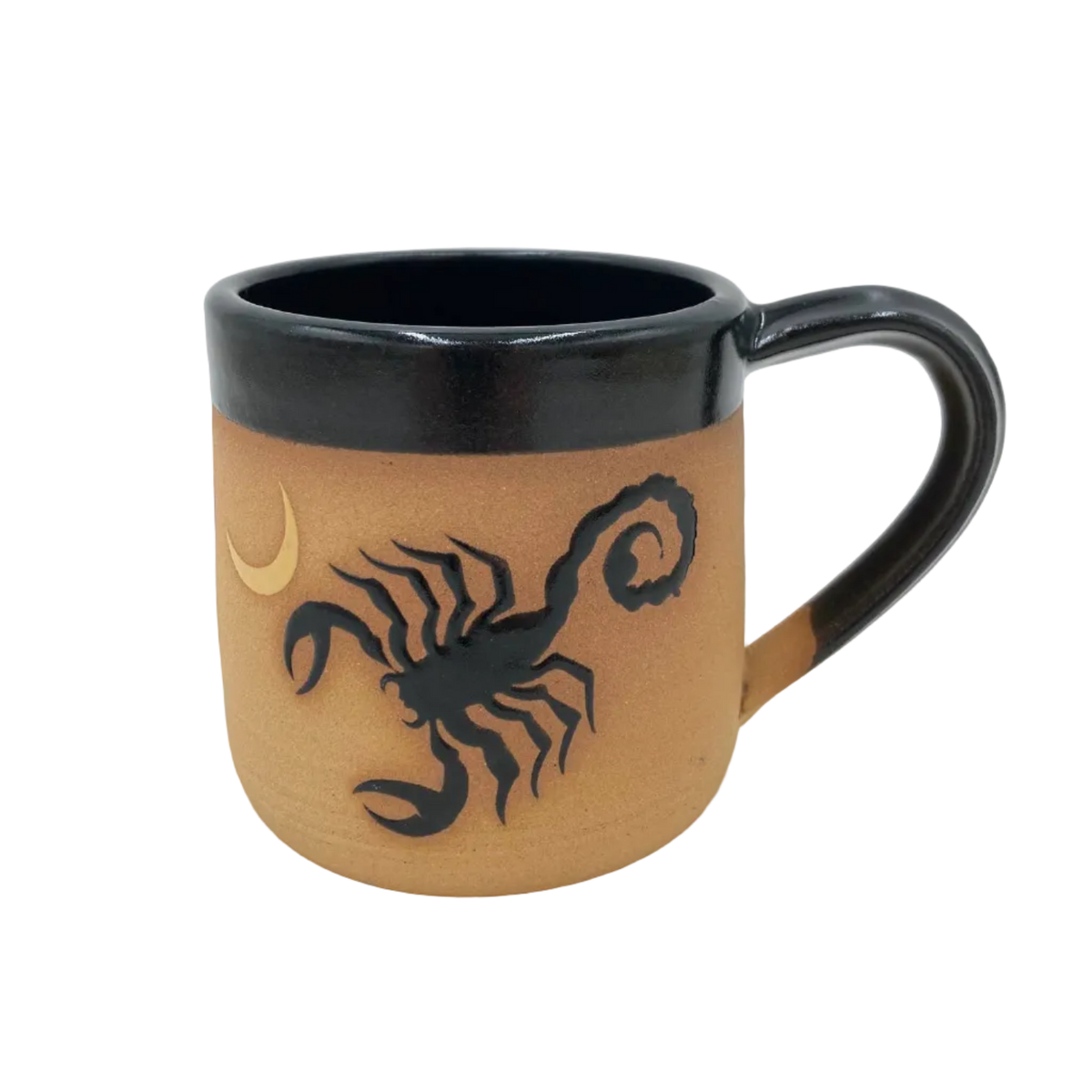 Scorpion At Night Wheel Thrown Mug