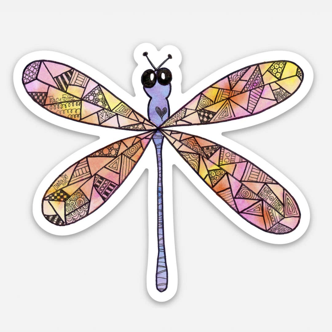 Dragonfly Vinyl Sticker