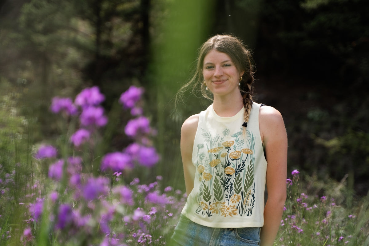 Wild Field Ladies Crop Tank