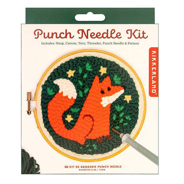 Woodland Fox Punch Needle