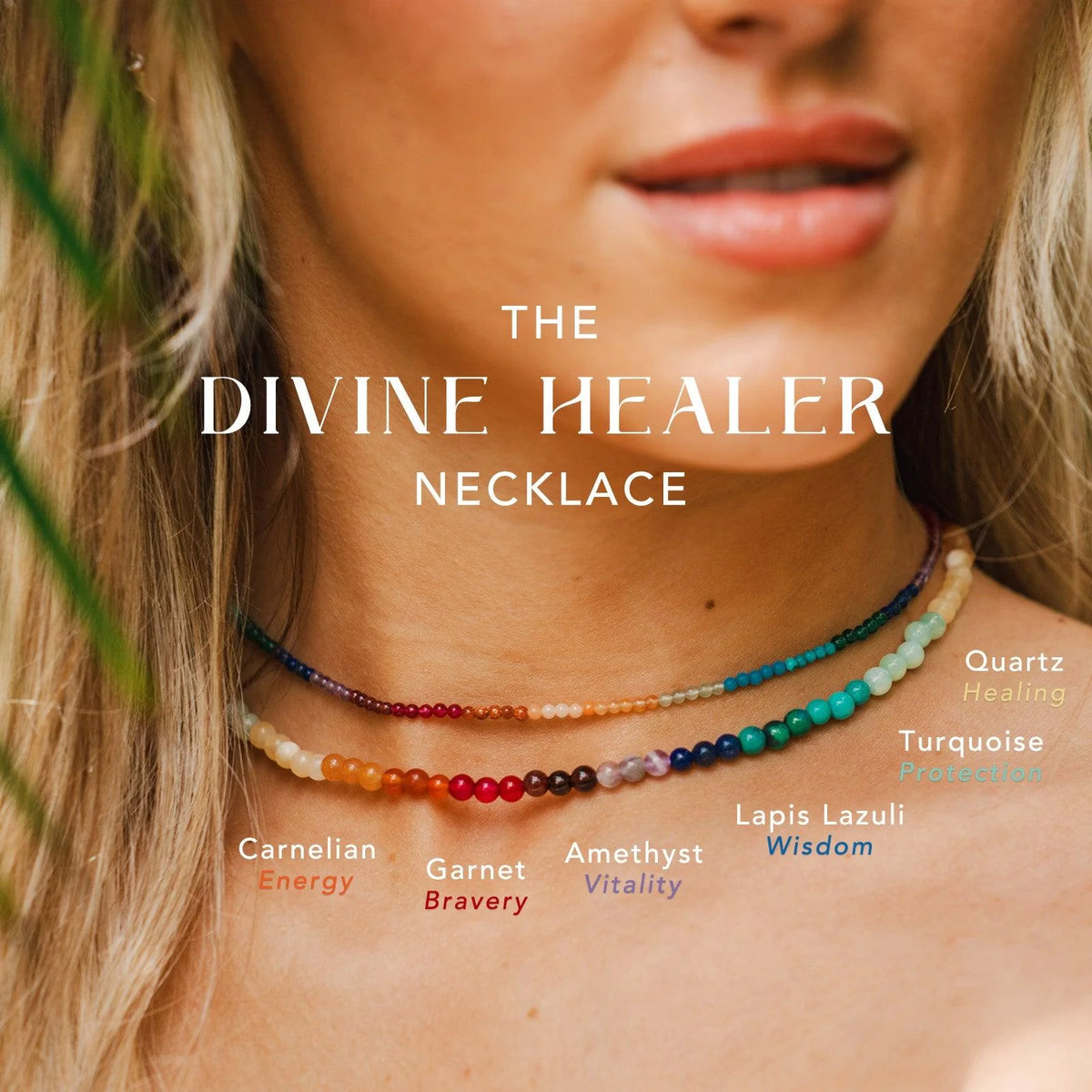 Divine Healer Beaded Necklace