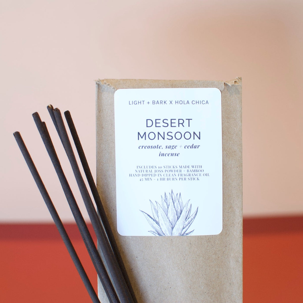 Hand-Dipped Arizona Incense - Desert Monsoon Scent