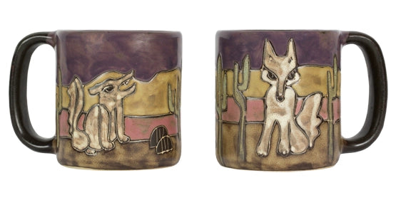 Coyote Round Stoneware Mug