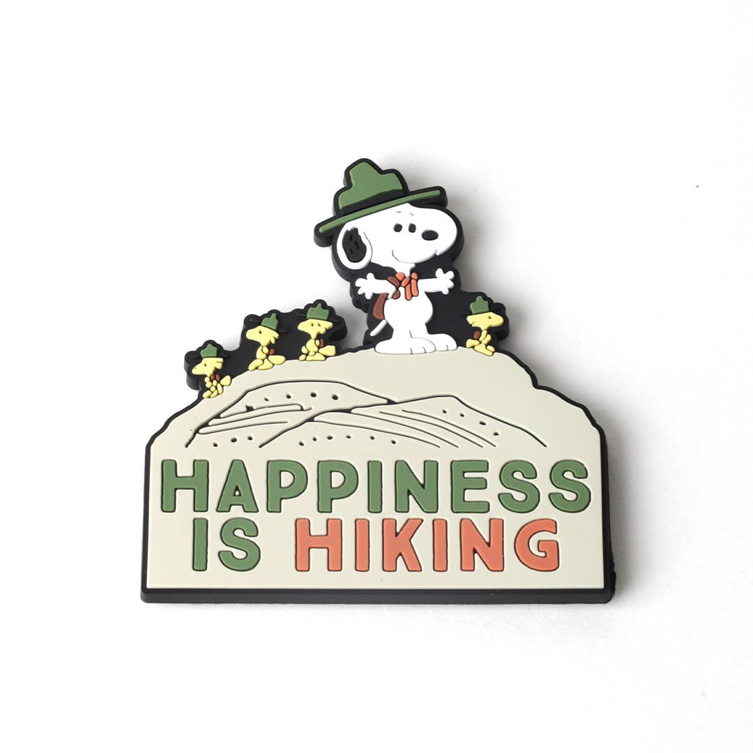Happiness Is Hiking PVC Magnet