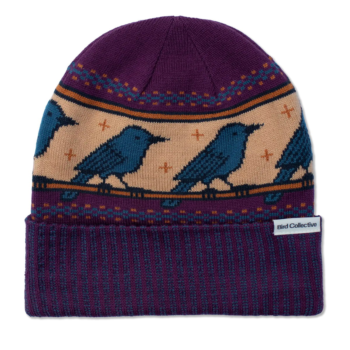 Knitted Perched Bird Beanie