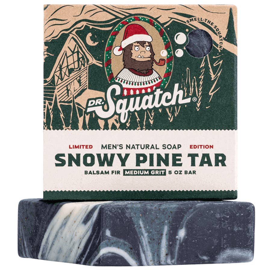 Snowy Pine Tar Bar Soap