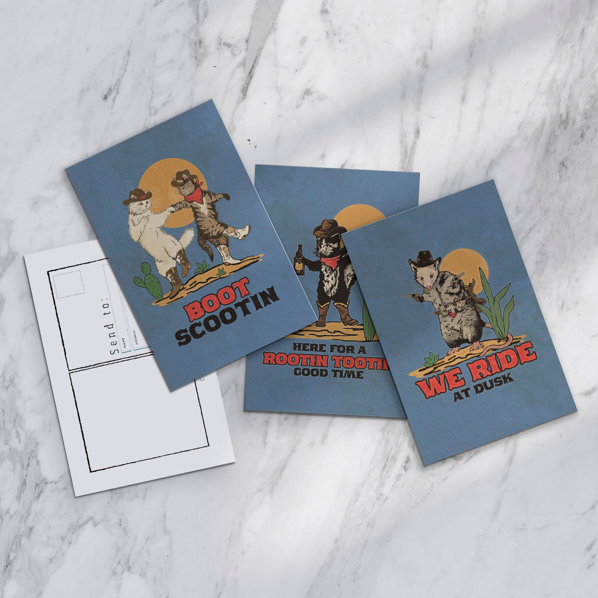 Easily Rattled Postcard