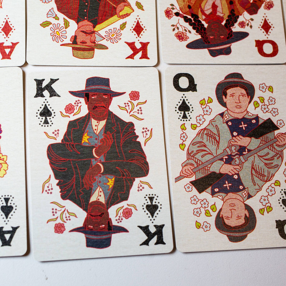 Cowfolk In A Box Playing Cards