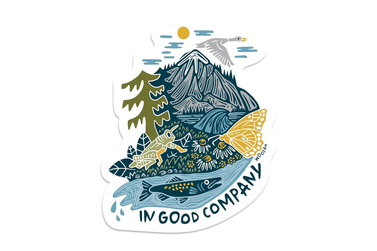 In Good Company Sticker