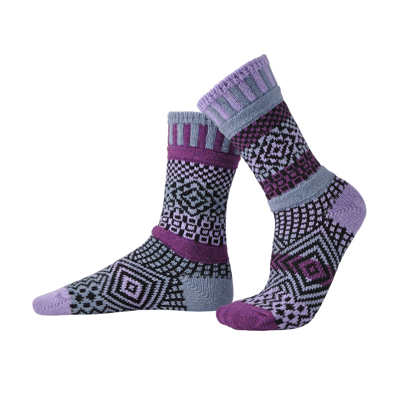 Multicolor Eco Friendly Crew Socks