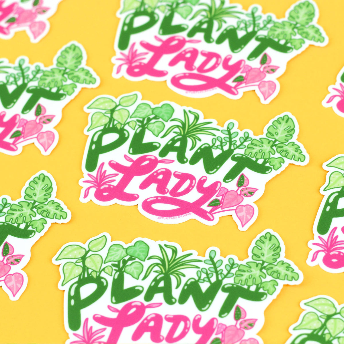 Plant Lady Gardener Succulent Collector Vinyl Sticker