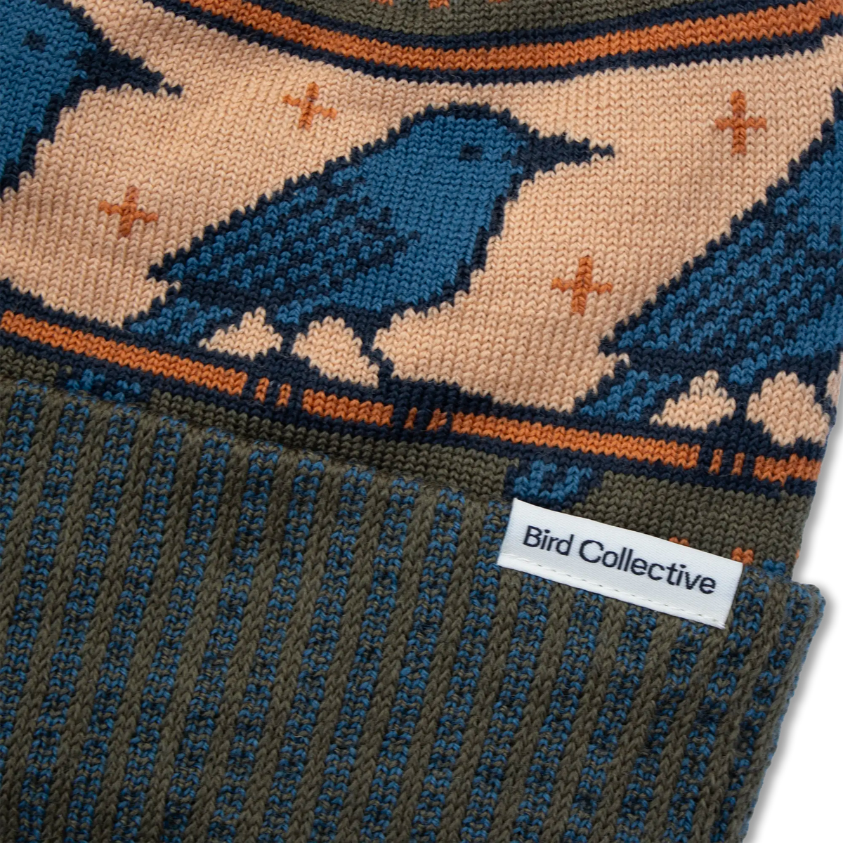 Knitted Perched Bird Beanie