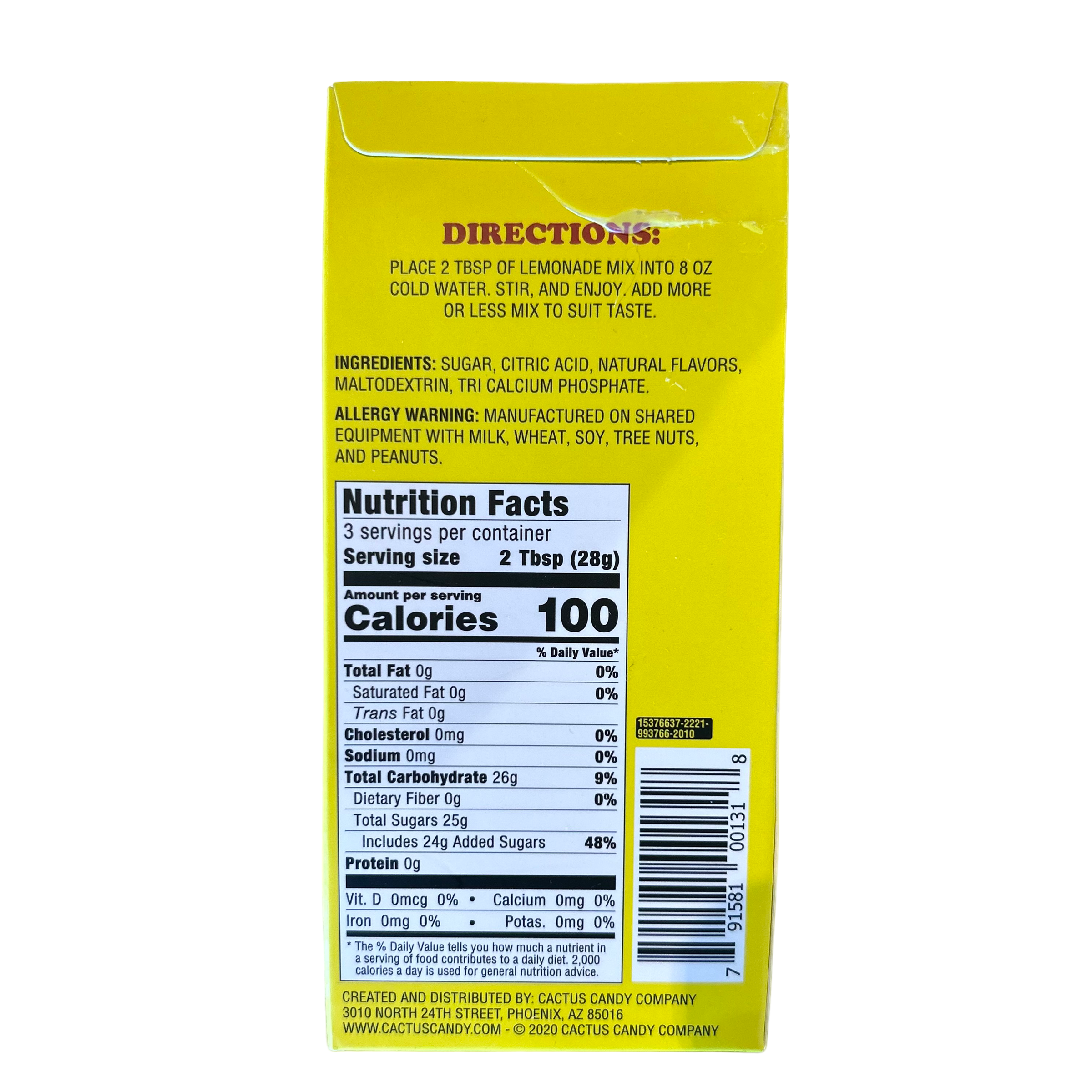 Prickly Pear Lemonade Drink Mix