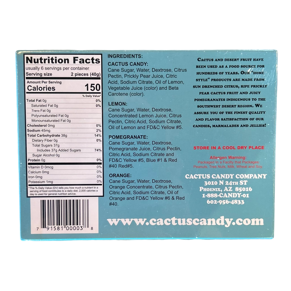 Southwest Candy Sampler 8 oz. Box