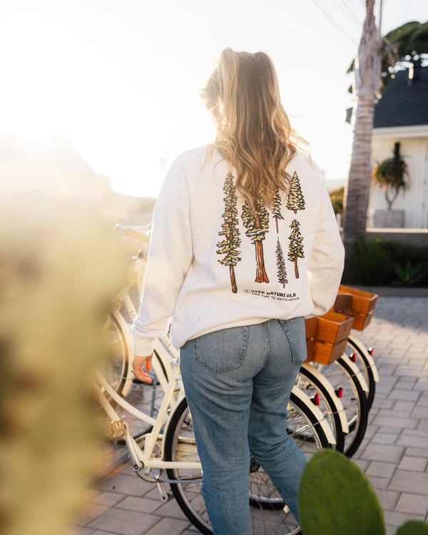 Nature Study Conifers Unisex Crewneck Sweatshirt