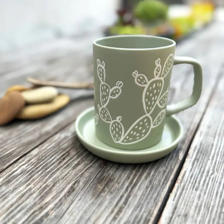 Prickly Pear Cactus Mug