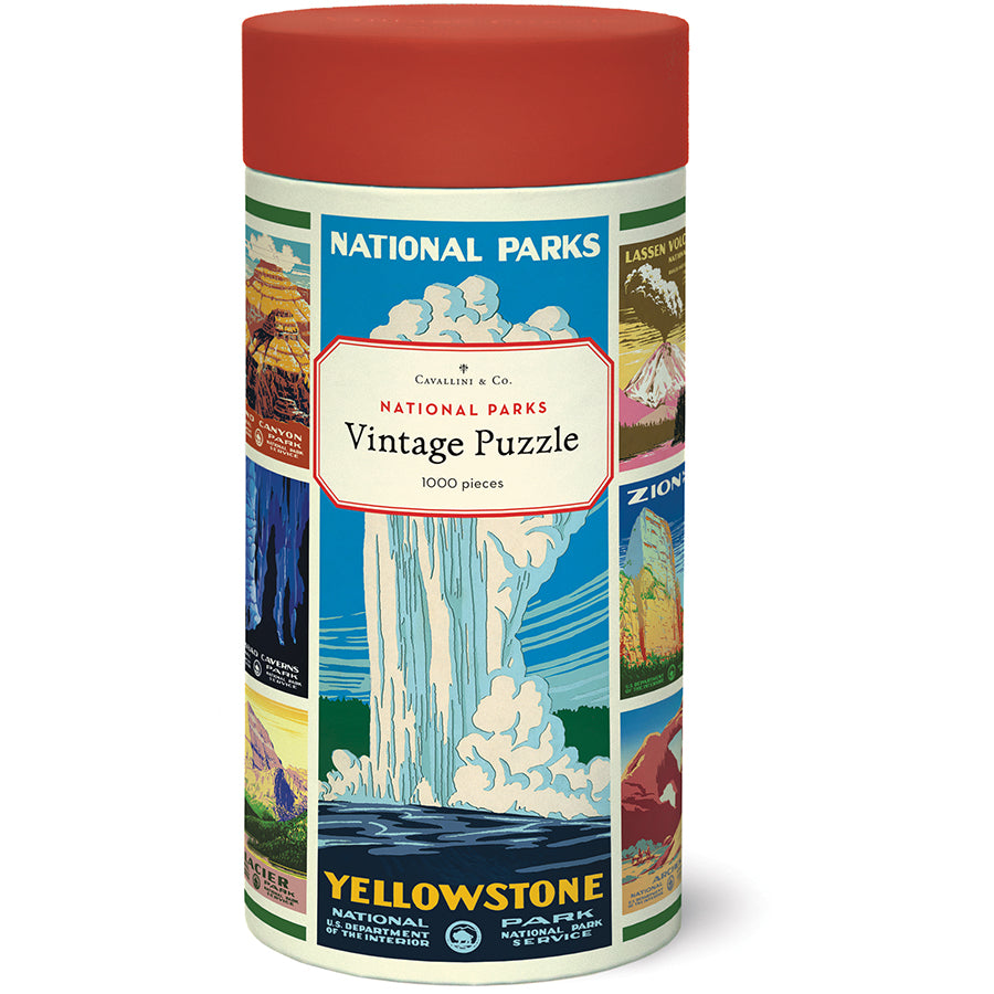 National Parks Posters 1,000 Piece Puzzle