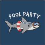 Pool Party Shark Toddler Tee